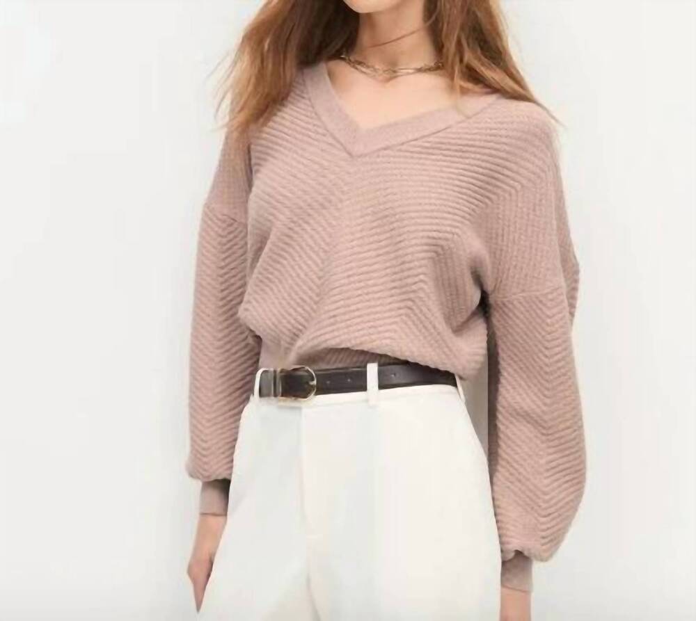 NEW FAVORITE DAUGHTER the ava sweater top in mocha